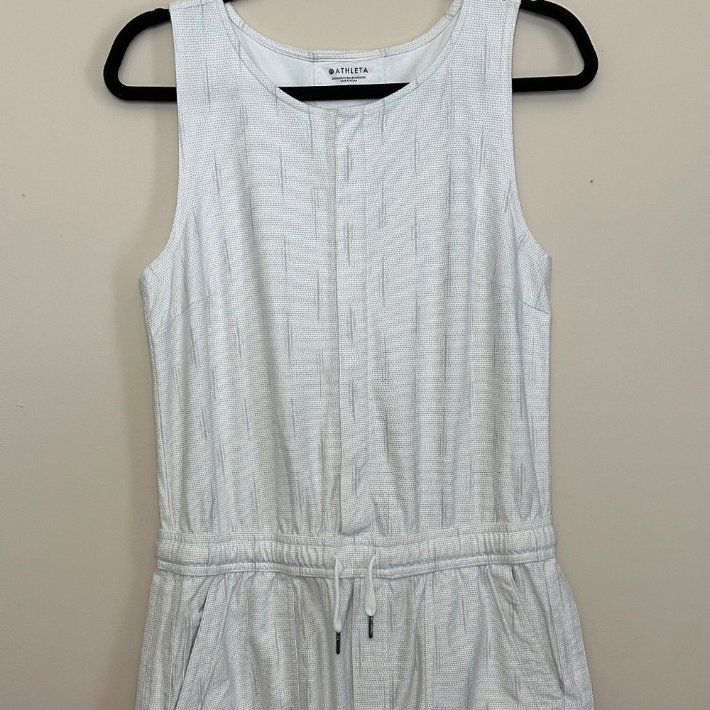 Athlete Farallon Spliced Magic Veil Grey Romper